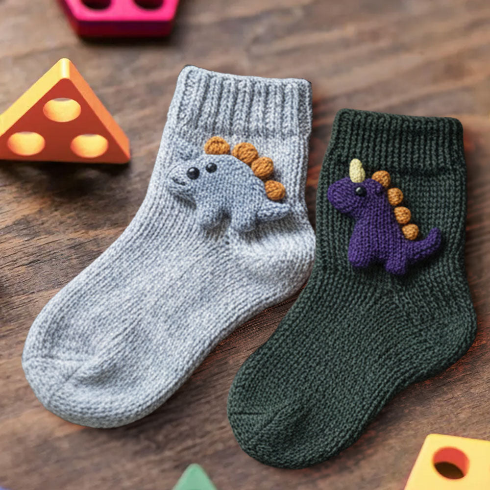 Dinosaurier - Personalisierte Kindersocken
