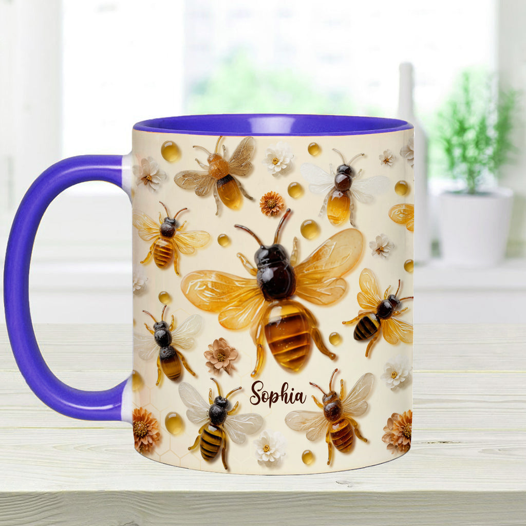 Crystal Bees – Personalisierte Tasse mit Bienenmotiv