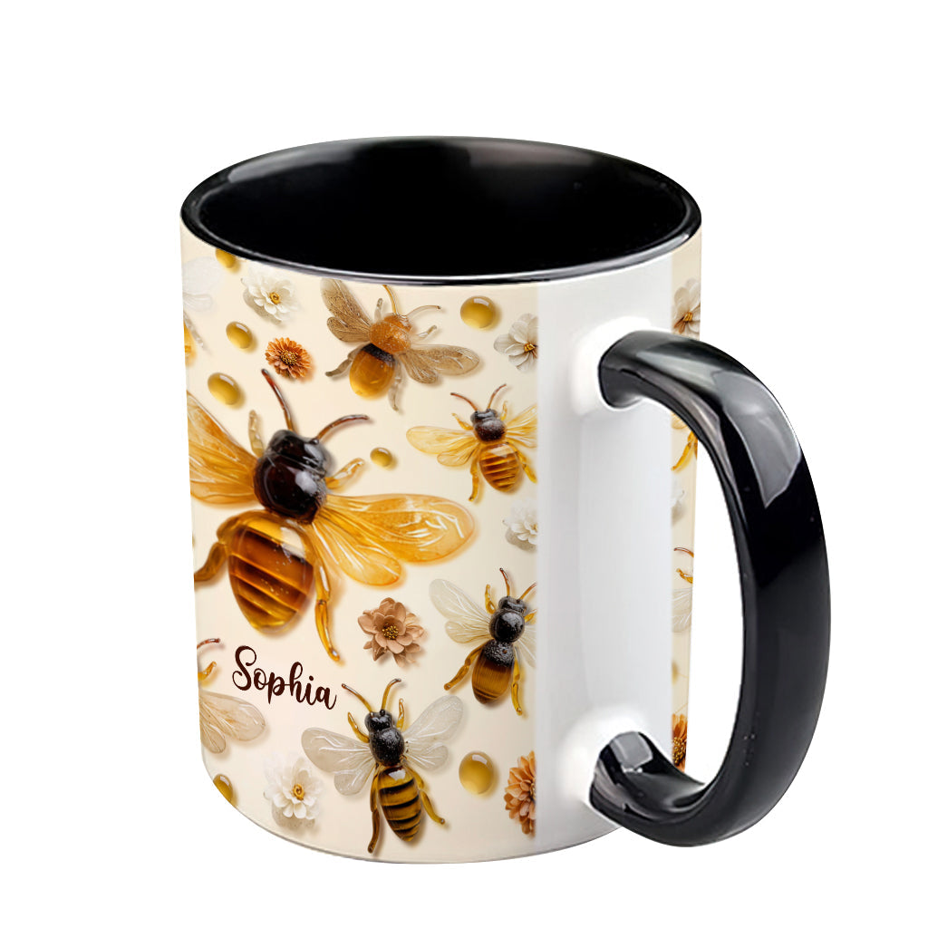 Crystal Bees – Personalisierte Tasse mit Bienenmotiv