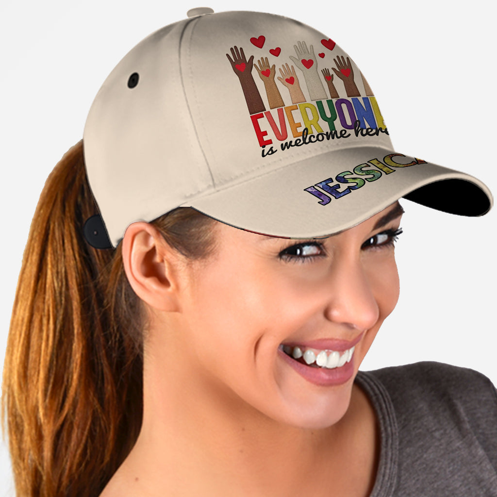 Bienvenue à tous ! - Casquette classique personnalisée pour enseignants