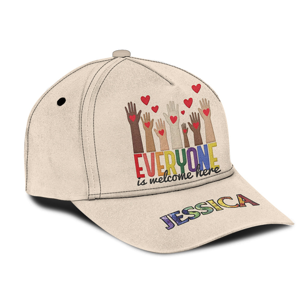 Bienvenue à tous ! - Casquette classique personnalisée pour enseignants