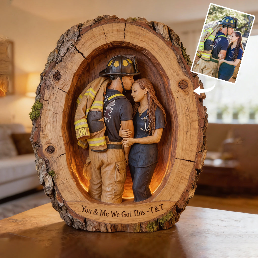 You & Me We Got This - Personalized Nurse Custom Shaped Acrylic Plaque