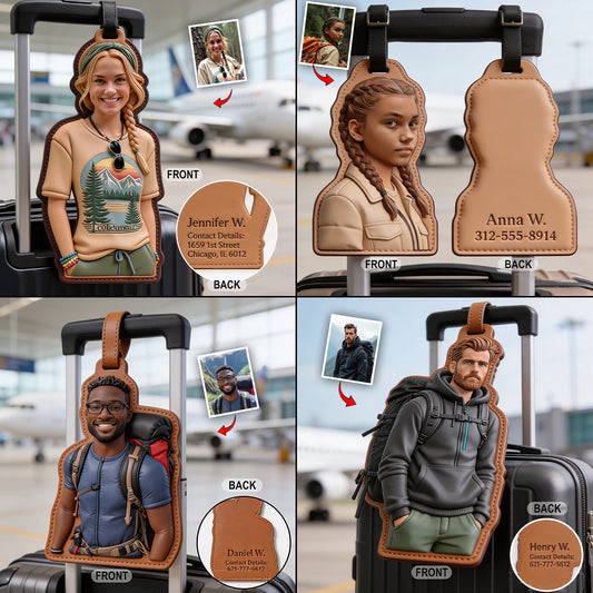 On The Go - Personalisierter Reisegepäckanhänger