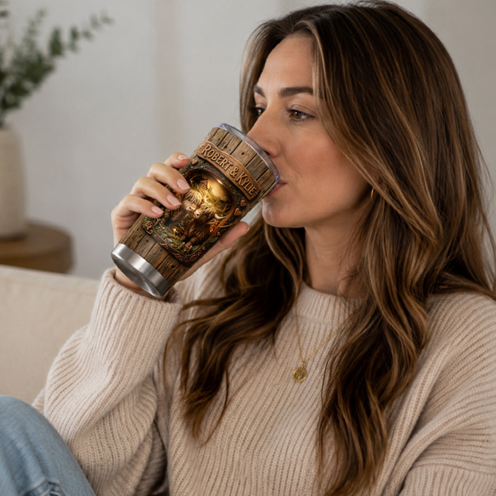I'm Yours - Personalized Highland Cow Tumbler