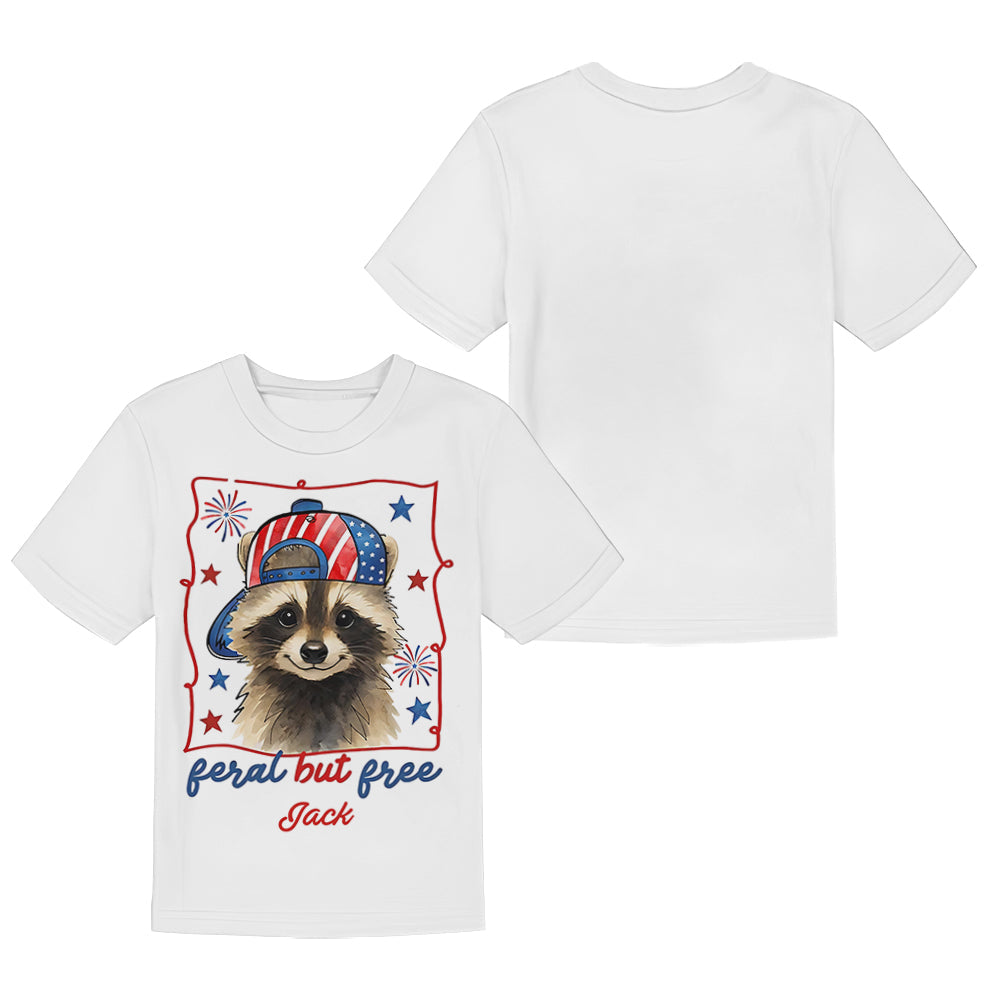 Sauvage mais libre - T-shirt et short personnalisés pour enfant