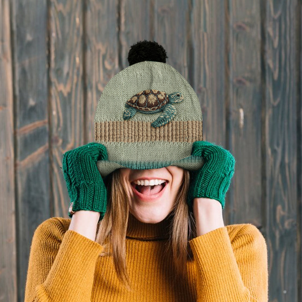 Magnifique tortue - Bonnet tortue personnalisé