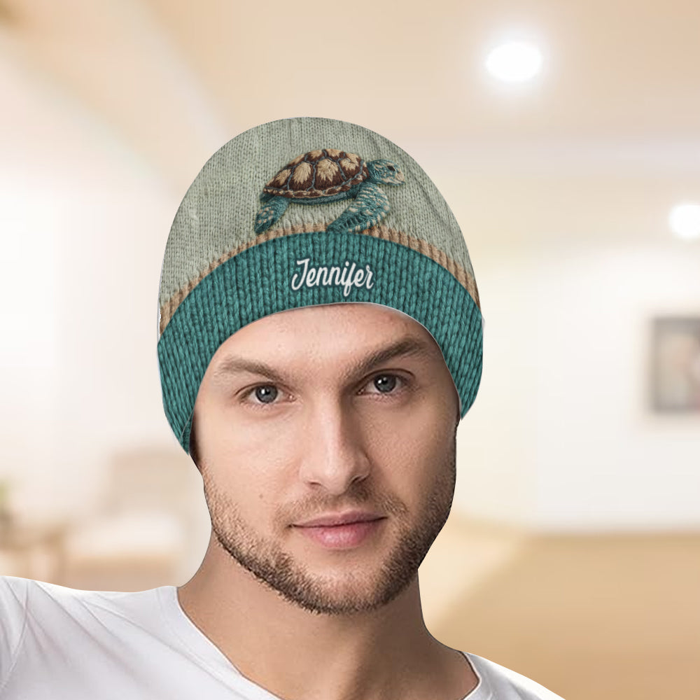 Magnifique tortue - Bonnet tortue personnalisé