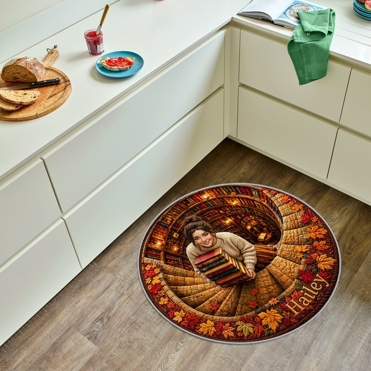 Love Reading - Personalized Book Non-Slip Tufted Rug