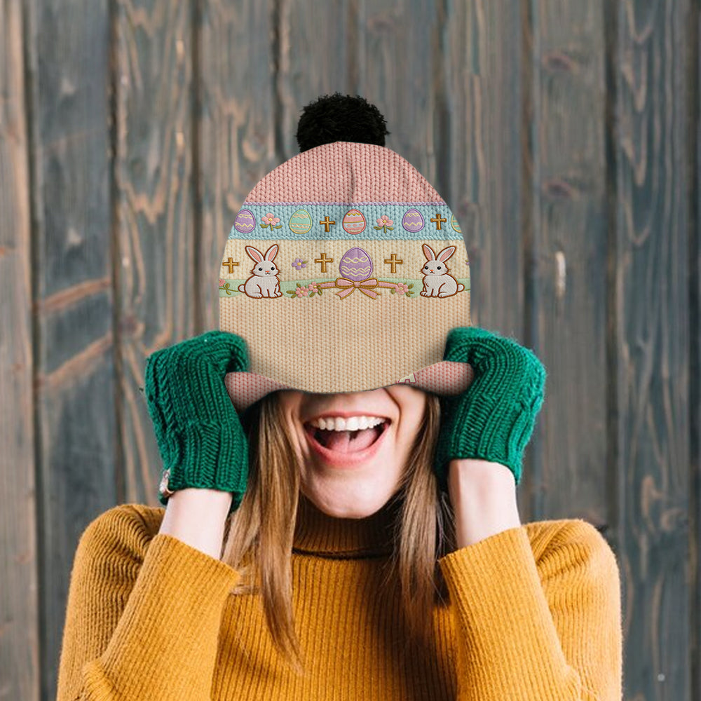 Frohe Ostern – Personalisierte Kindermütze