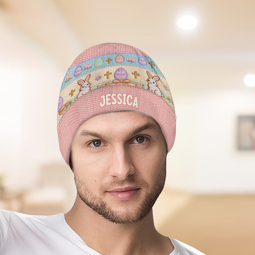 Frohe Ostern – Personalisierte Kindermütze