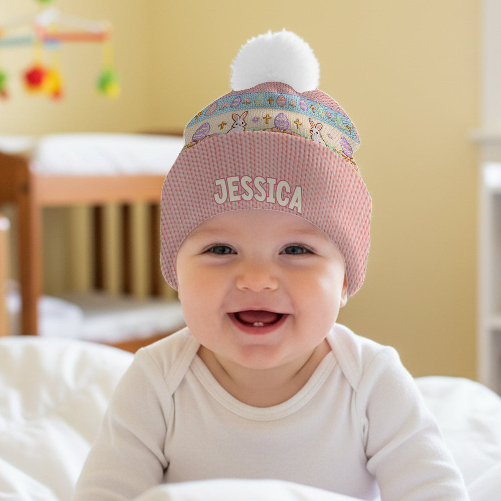 Frohe Ostern – Personalisierte Kindermütze