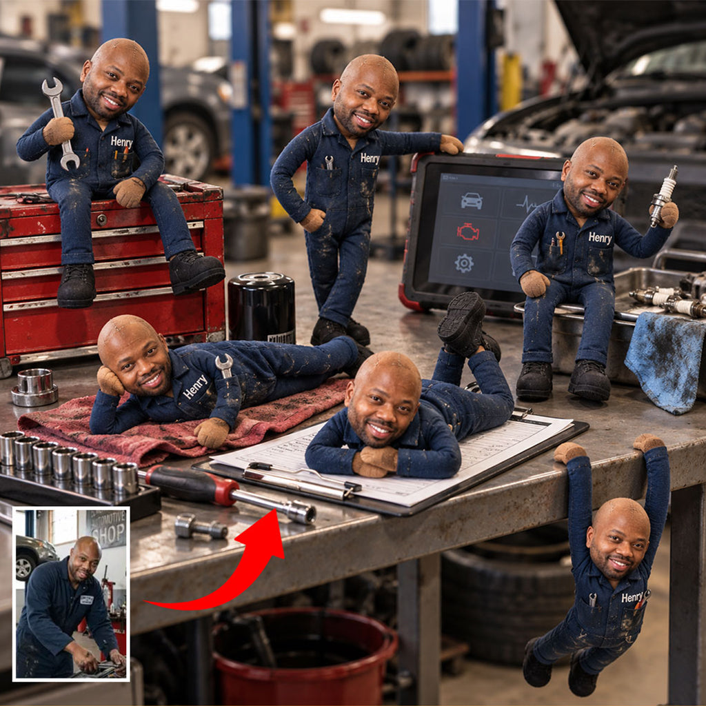 Any Job Photo - Personalized Colleague Posable Plush Doll