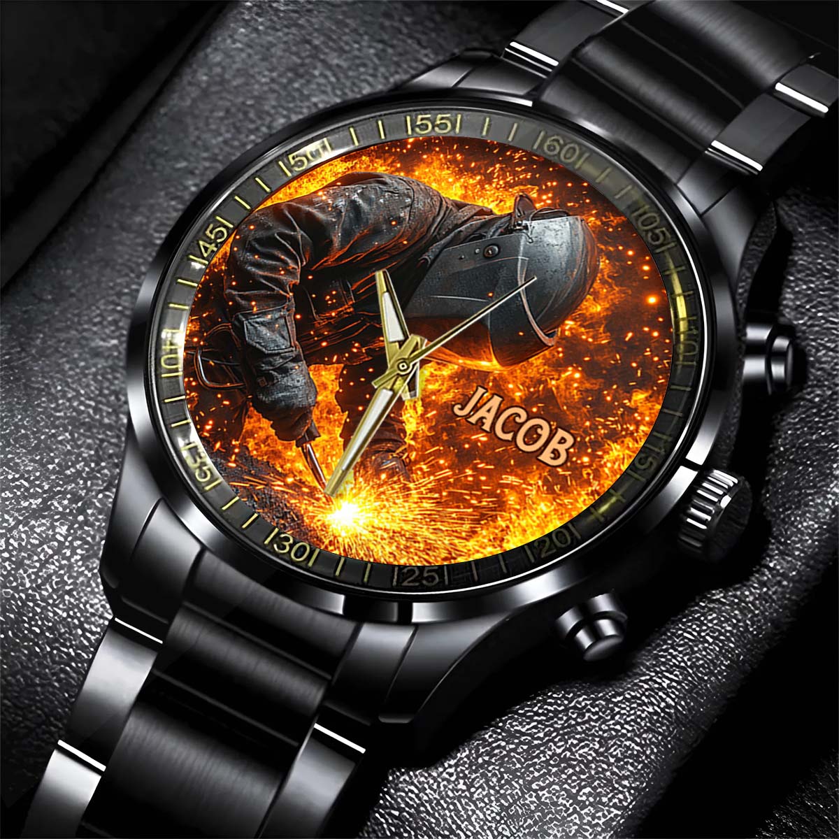 Cadeau pour soudeur - Montre personnalisée pour soudeur