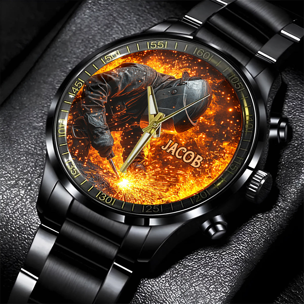 Cadeau pour soudeur - Montre personnalisée pour soudeur