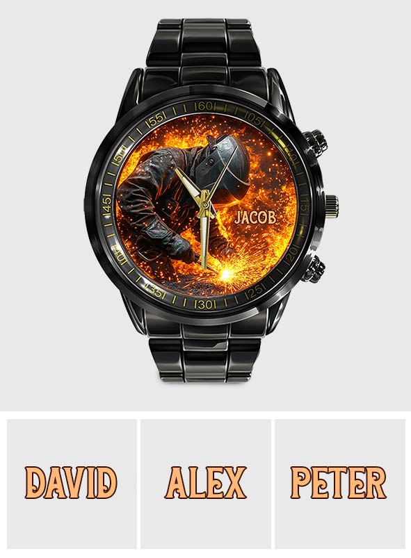 Cadeau pour soudeur - Montre personnalisée pour soudeur