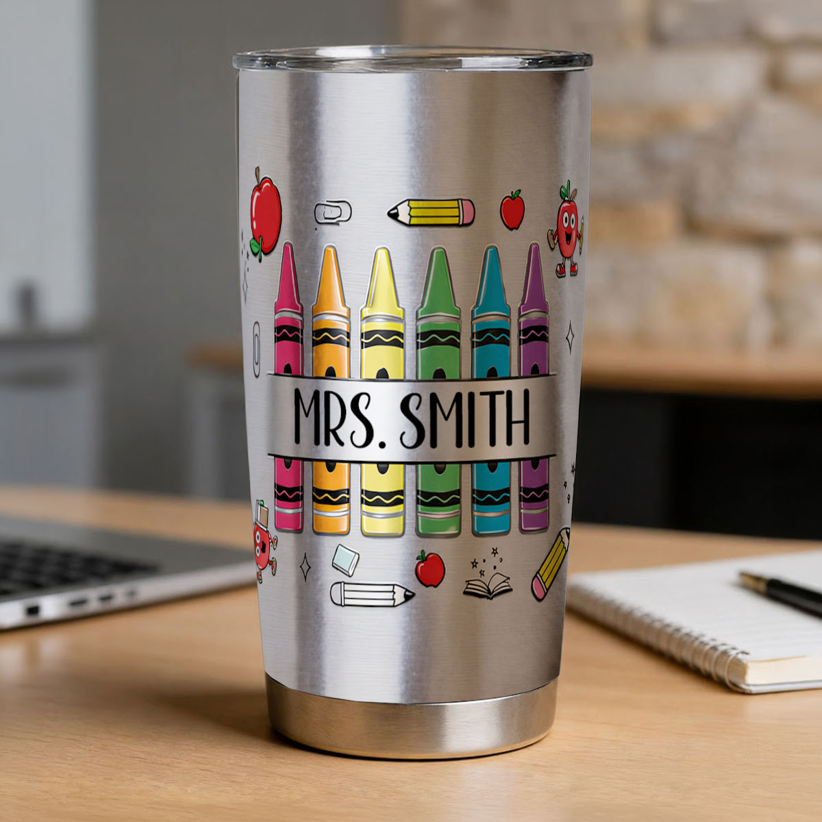 Tasse Personnalisée pour Enseignant - Tasse à Crayon