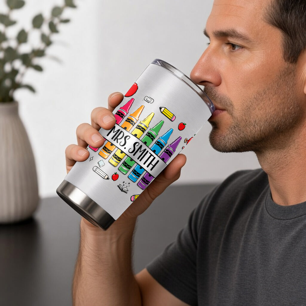 Tasse Personnalisée pour Enseignant - Tasse à Crayon