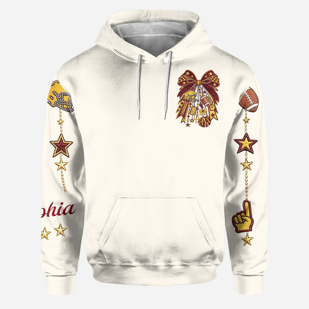 Love Football - Personalized Football Hoodie and Leggings