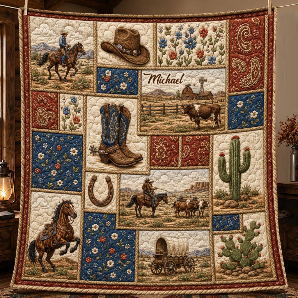 Love Western - Personalisierte Western Outfit Decke