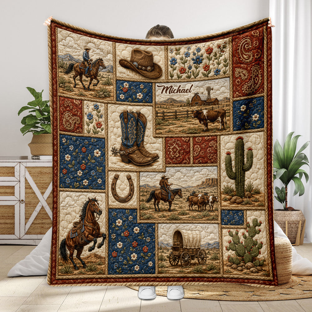 Love Western - Personalisierte Western Outfit Decke