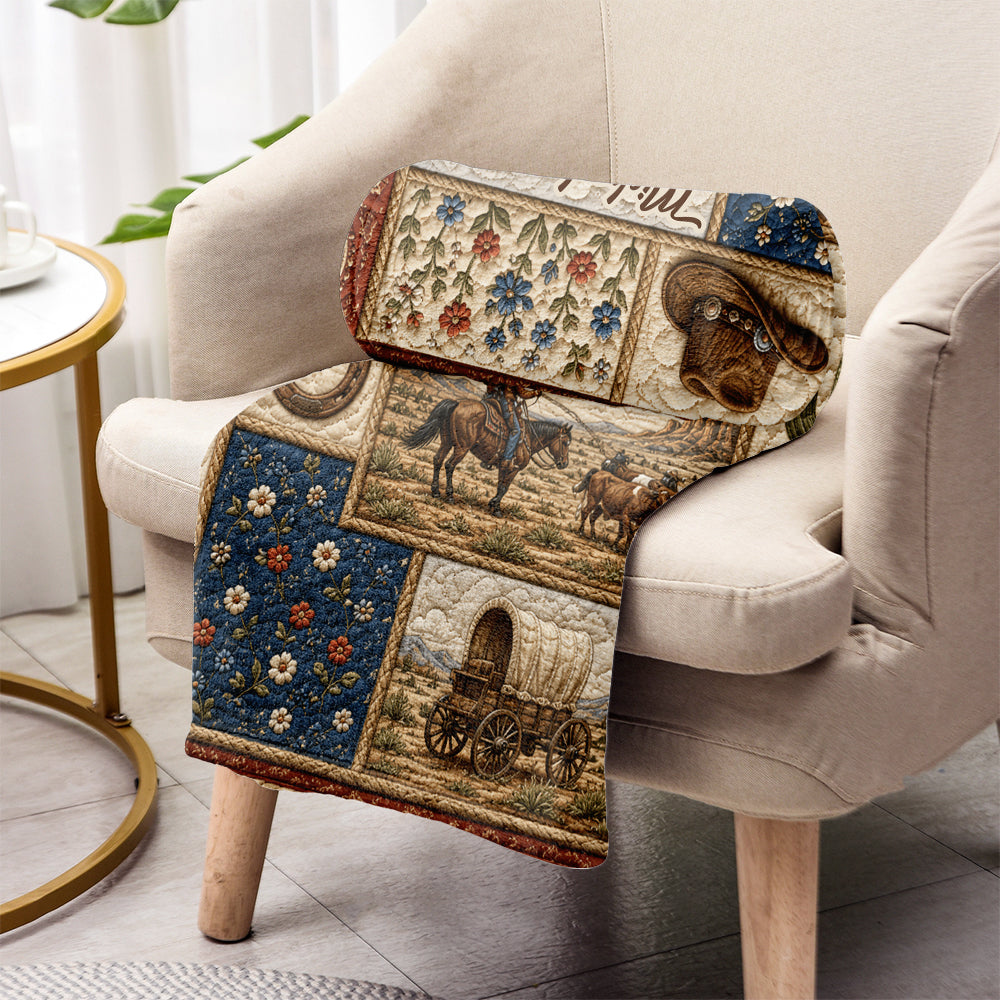 Love Western - Personalisierte Western Outfit Decke