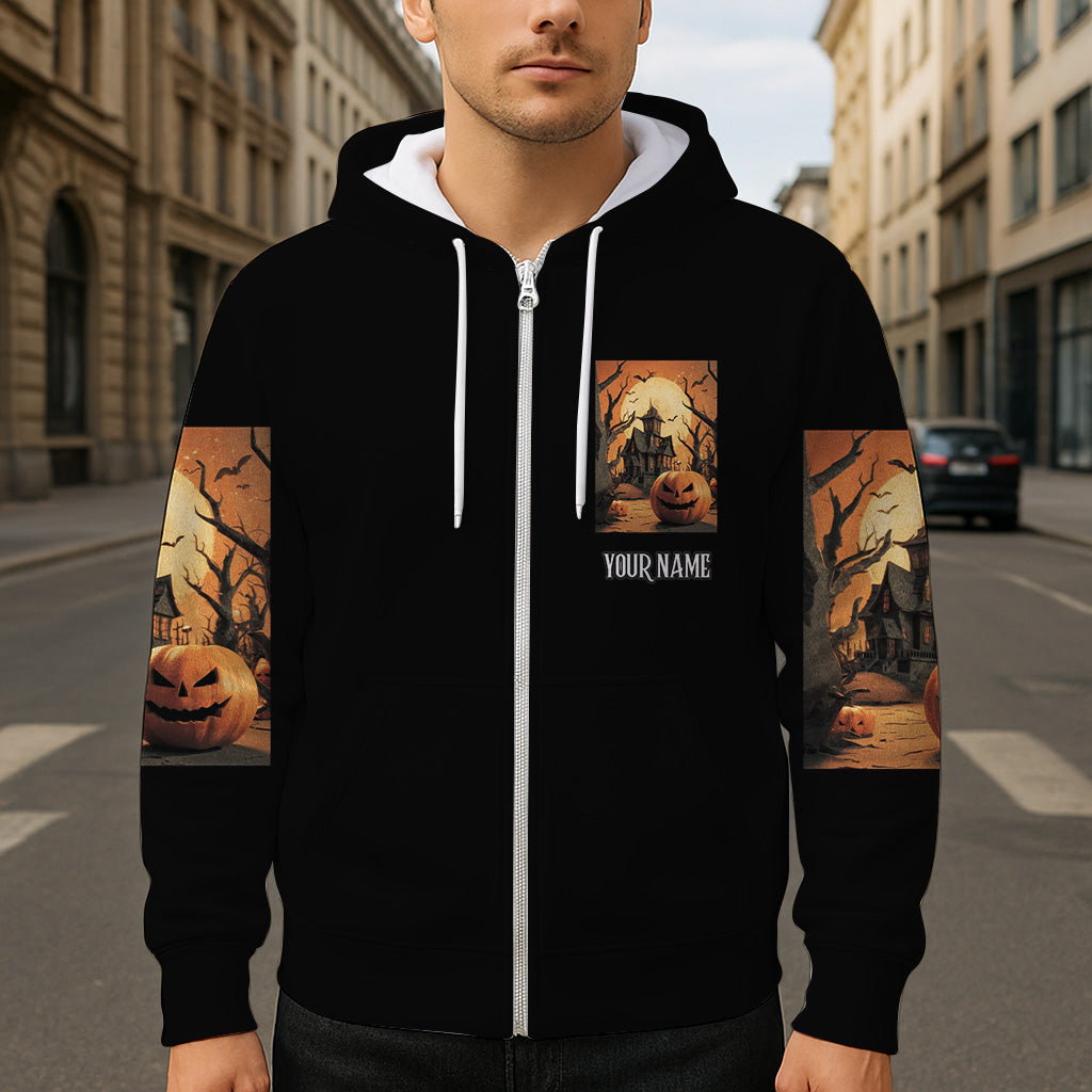 Halloween Castle - Personalized Halloween All Over Shirt