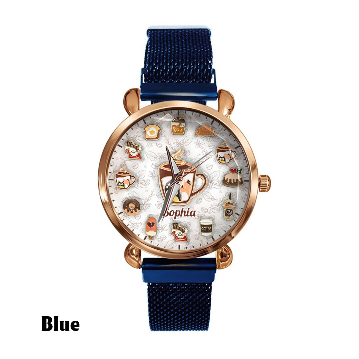 Mode Café - Montre-bracelet personnalisée pour femme 