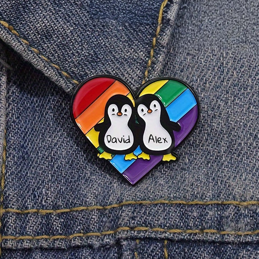 Liebe ist Liebe – Personalisierter LGBT-Unterstützungs-Pin