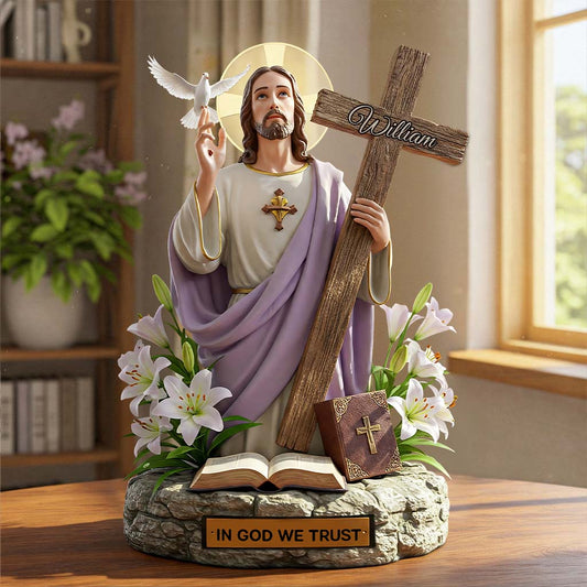 In God We Trust - Personalized Christian Custom Shaped Acrylic Plaque