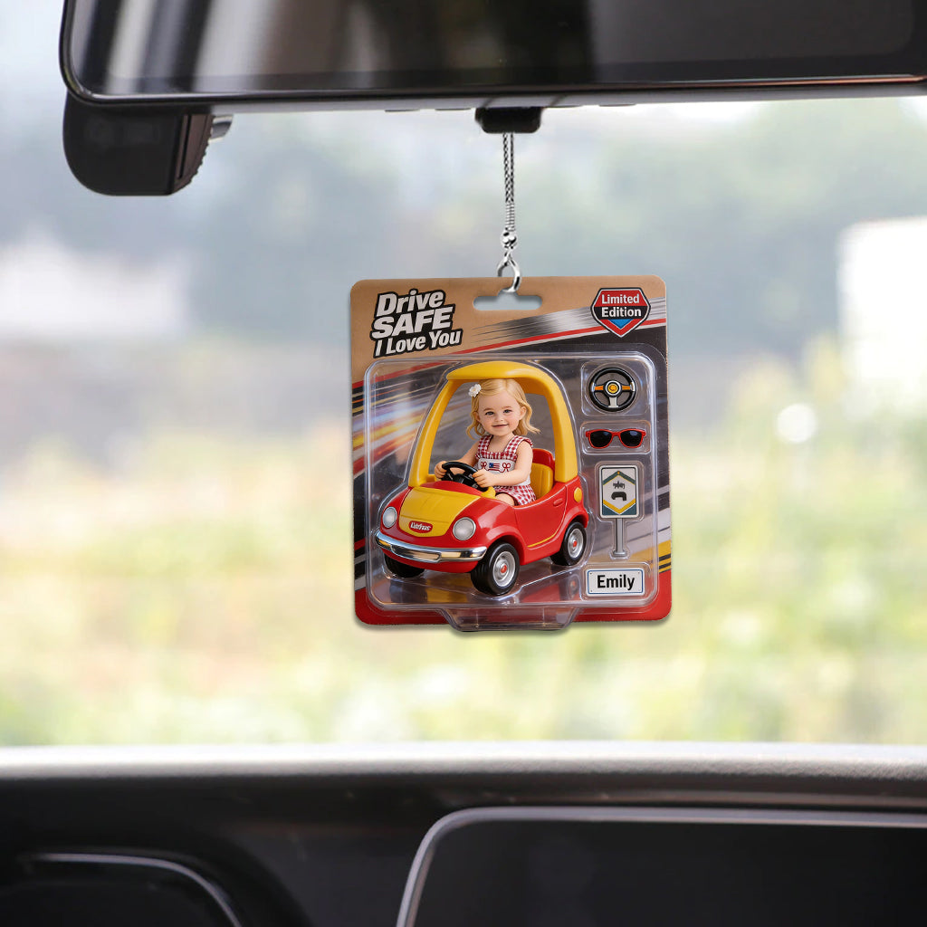 Any Photo, Any Car - I Love You - Personalized Father Car Ornament