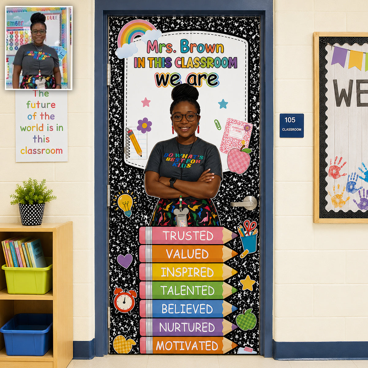 In This Classroom We Are - Personalized Teacher Door Sticker