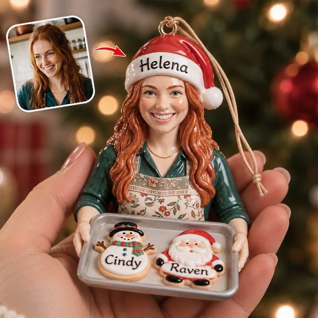 Cookie Tray - Personalized Baking Premium 3D Ornament