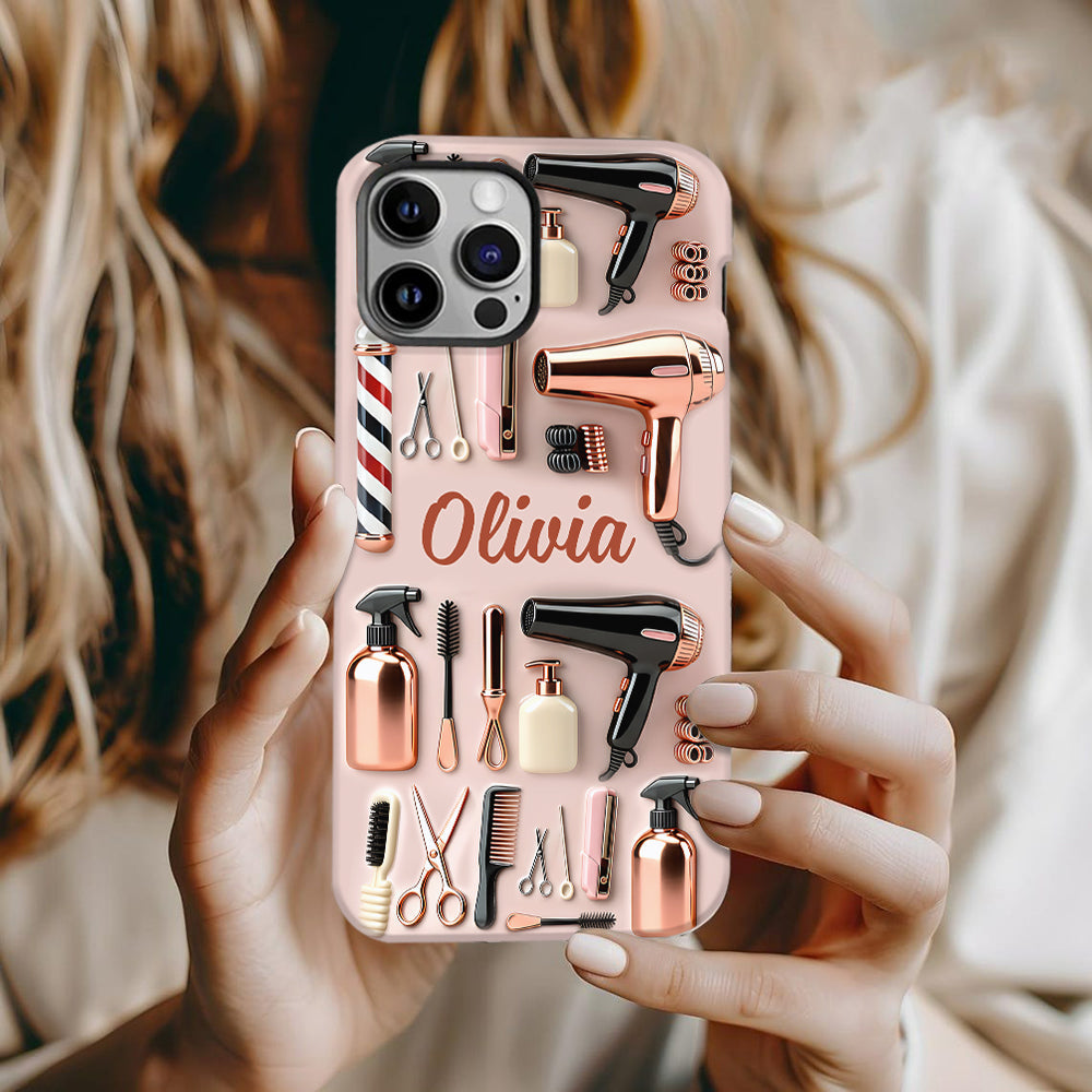 Coiffeur parfait - Coque de téléphone personnalisée avec impression intégrale Coiffeur