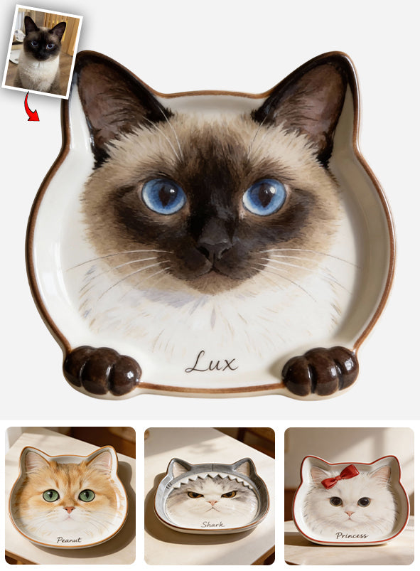 Photo personnalisée - Plateau de rangement pour chat