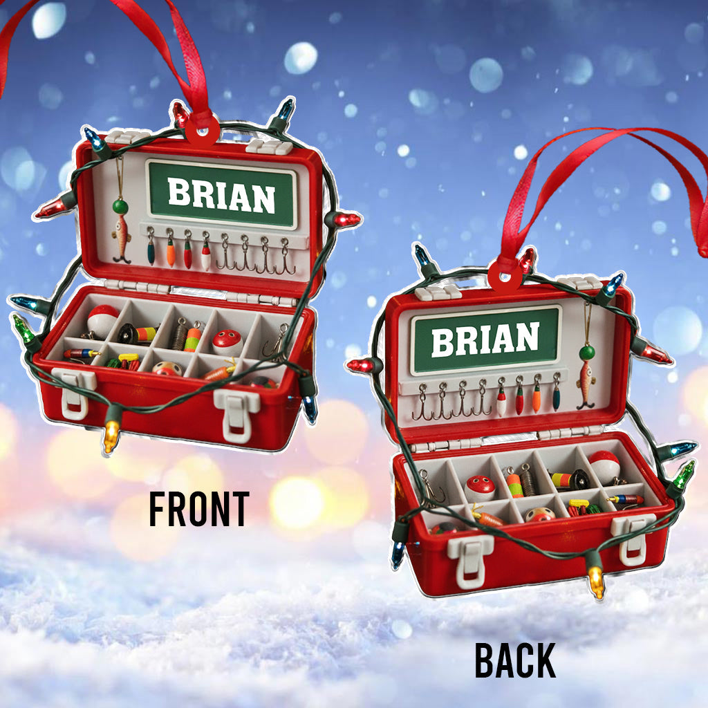Merry Fishmas - Personalized Fishing Ornament