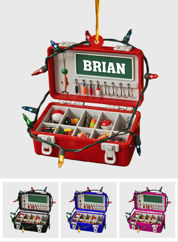 Merry Fishmas - Personalized Fishing Ornament