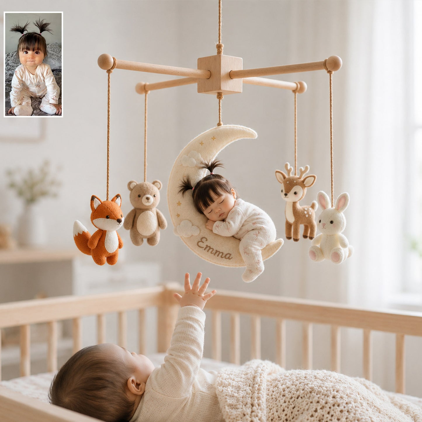 Sweet Dream - Personalized Newborn Crib Mobile