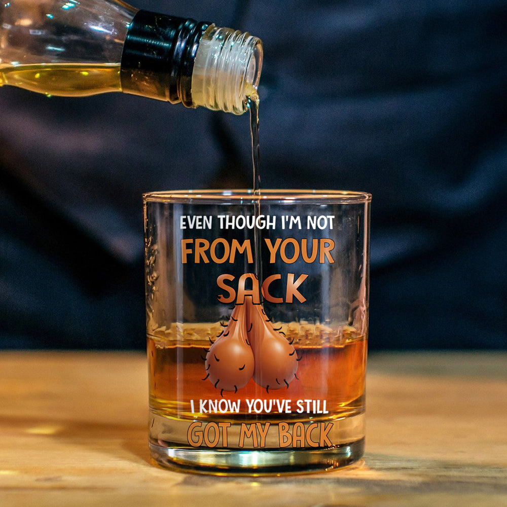 Ich weiß, du stehst immer noch hinter mir – Whiskeyglas der Familie