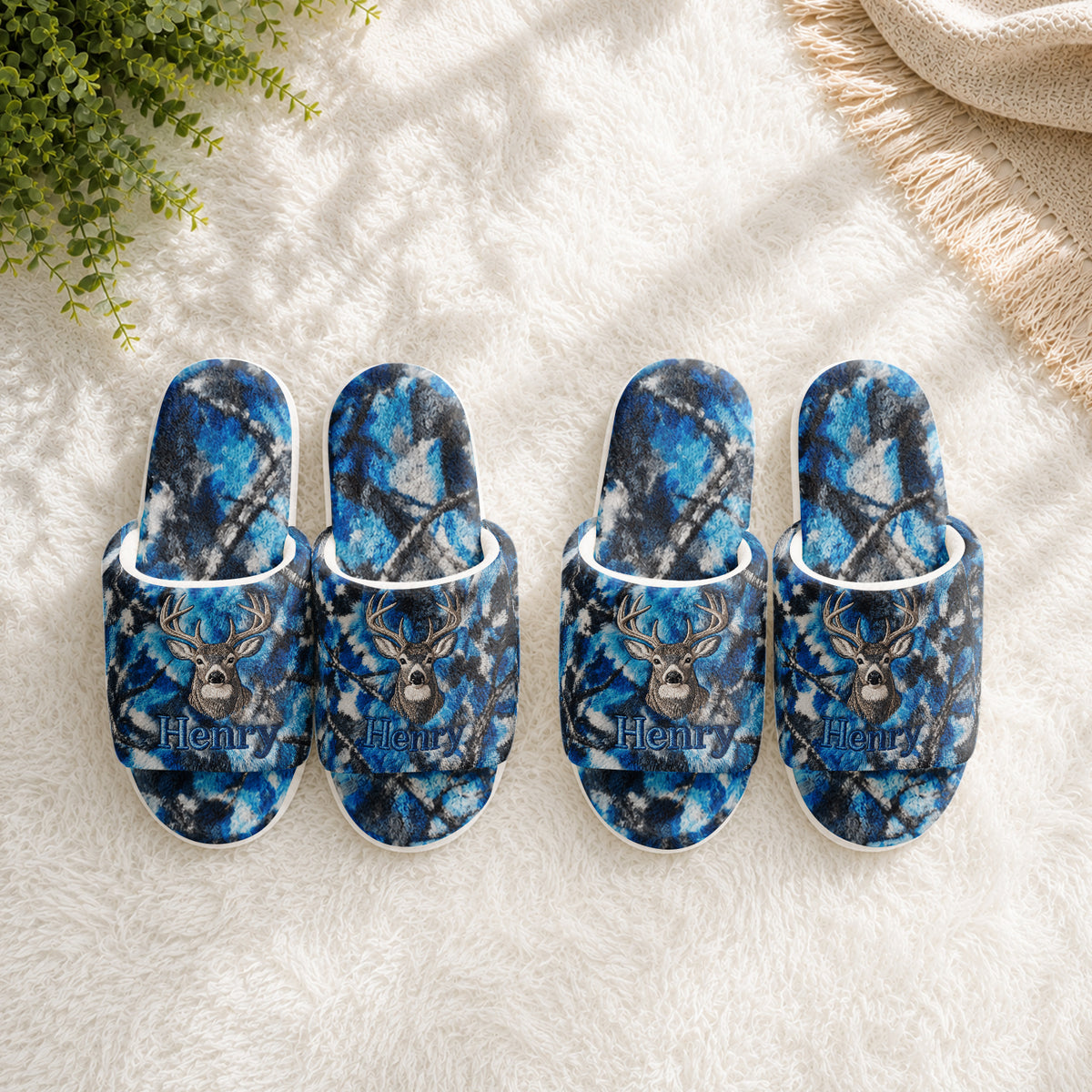 You & Me We Got This - Personalized Hunting Open-Toe Slippers