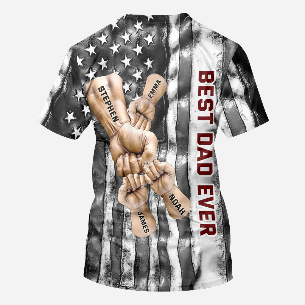 Best Dad Ever - Personalized Father All Over Shirt
