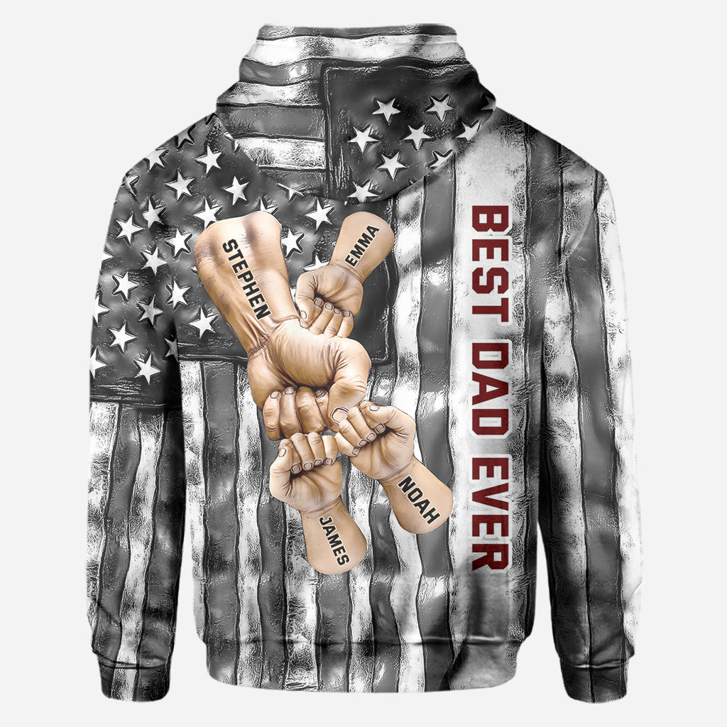 Best Dad Ever - Personalized Father All Over Shirt