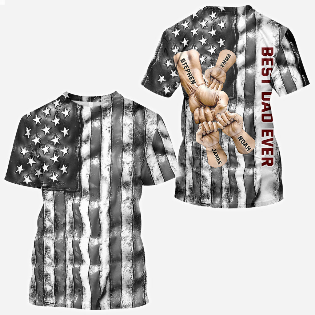 Best Dad Ever - Personalized Father All Over Shirt