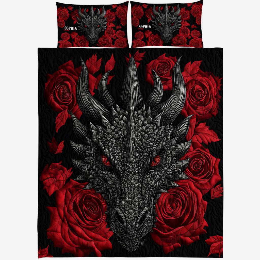 Liebe Drachen – Personalisiertes Drachen-Bettwäscheset