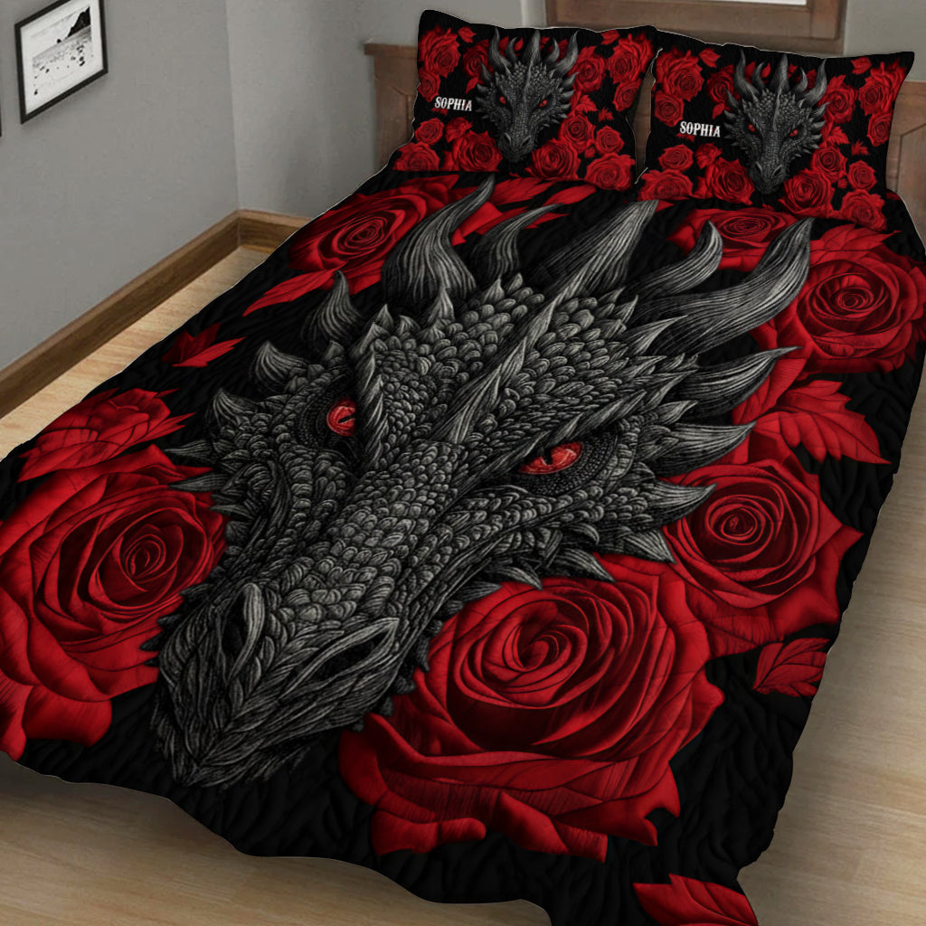 Liebe Drachen – Personalisiertes Drachen-Bettwäscheset