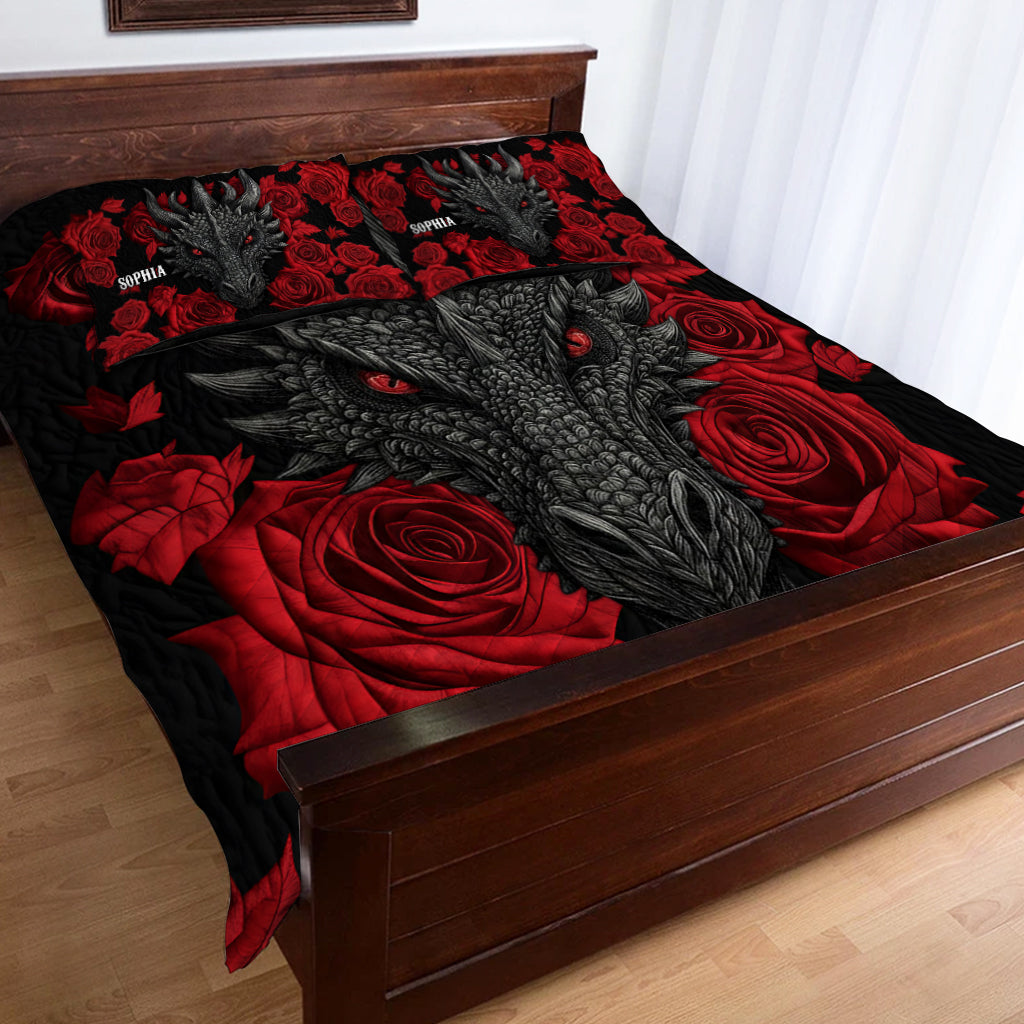 Liebe Drachen – Personalisiertes Drachen-Bettwäscheset