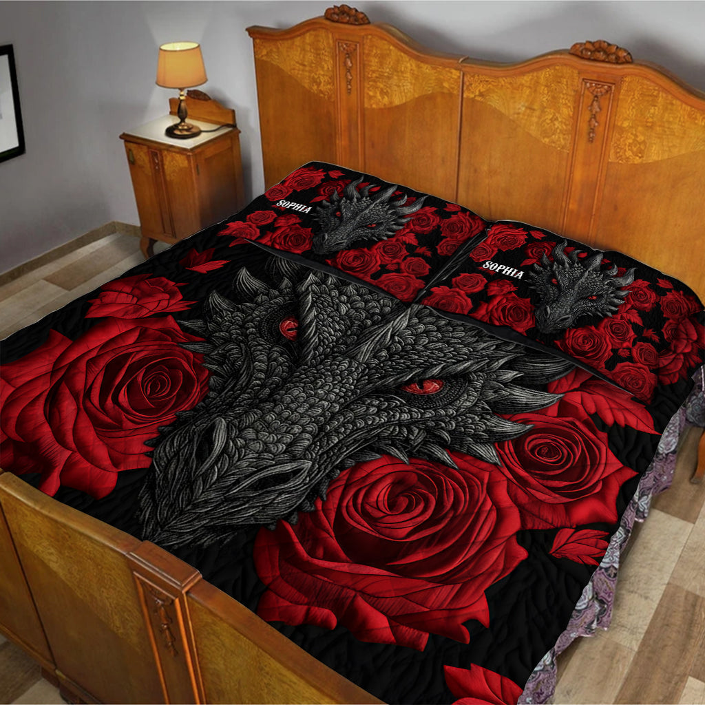 Liebe Drachen – Personalisiertes Drachen-Bettwäscheset