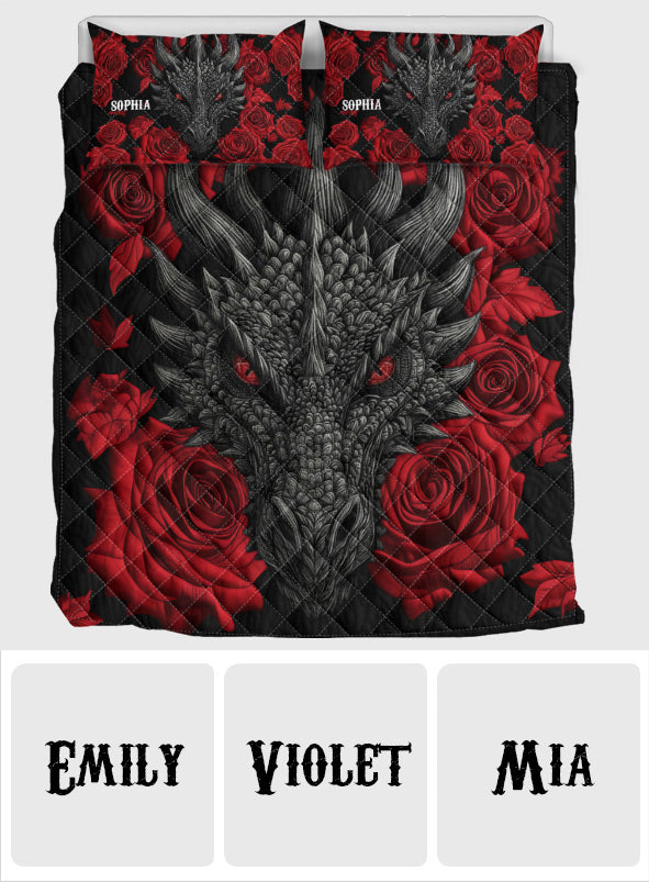 Liebe Drachen – Personalisiertes Drachen-Bettwäscheset