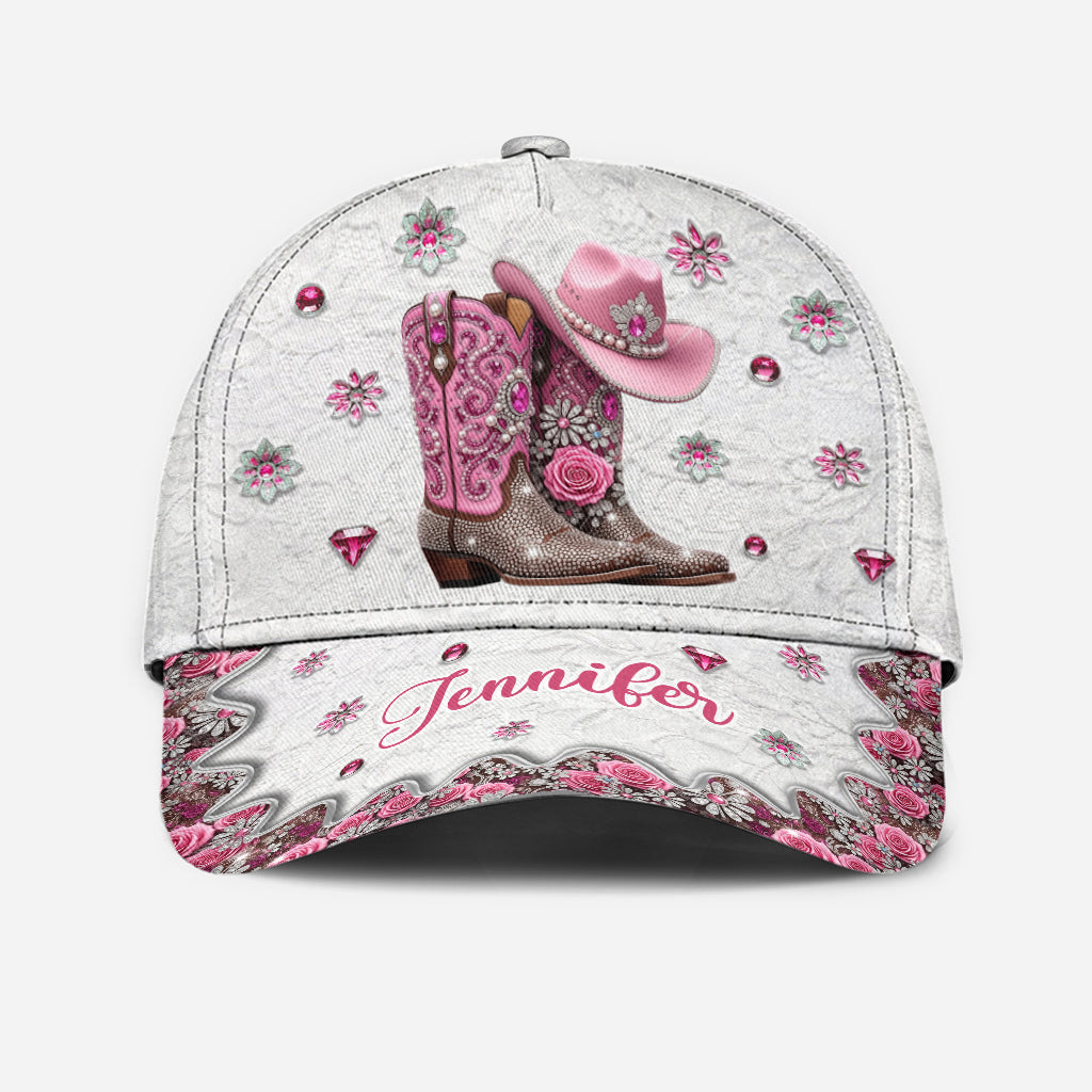 Bottes de cowgirl - Casquette de cowgirl classique personnalisée