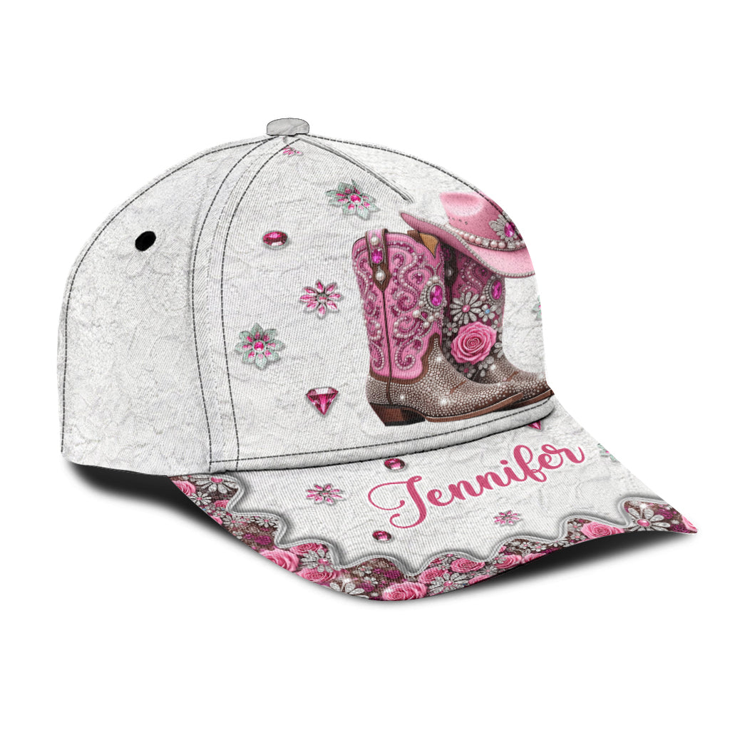 Bottes de cowgirl - Casquette de cowgirl classique personnalisée