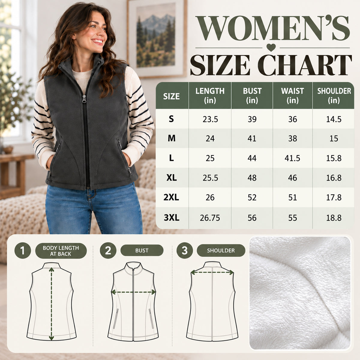 Golf Club - Personalized Golf Flannel Fleece Vest